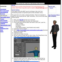 Daz3d and Secondlife Animation Tutorial. - DolphPun presents...