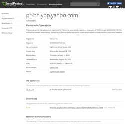 pr-bh.ybp.yahoo.com domain information - herdProtect