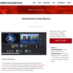 Domemaster Fusion Macros