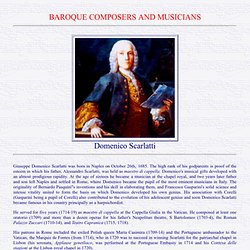 Domenico Scarlatti: a concise biography