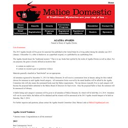 Malice Domestic Convention - Arlington, VA