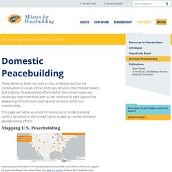 Domestic Peacebuilding : Alliance for Peacebuilding