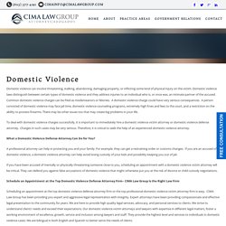 Domestic Violence Victim Attorney, Domestic Violence Defense Attorney
