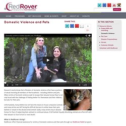 Domestic Violence and Pets