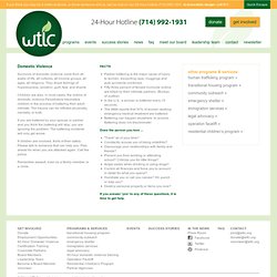 Domestic Violence | WTLC