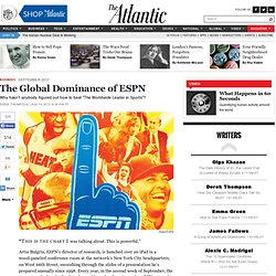 The Global Dominance of ESPN - Derek Thompson