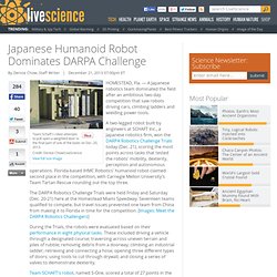 Japanese Humanoid Robot Dominates DARPA Challenge