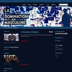 La domination masculine - Christine Delphy