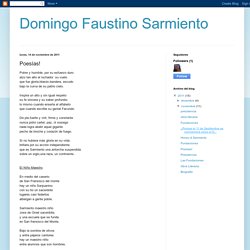Domingo Faustino Sarmiento: Poesías!