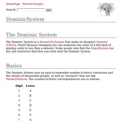 The Dominic System