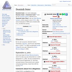 Dominik Suter - Wikispooks