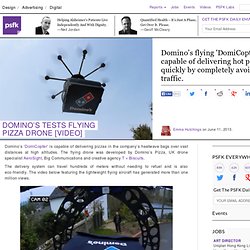 Domino’s Tests Flying Pizza Drone [Video]