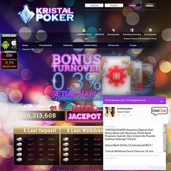 Situs Judi Poker DominoQQ Bandarq Online - kristalqq