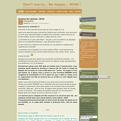 Don't worry… Be happy… NOW ! » 2010 » janvier
