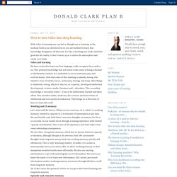 Donald Clark Plan B