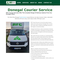 Courier Services in Donegal