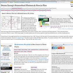 Donna Young's Homeschool Planners & How to Plan Homeschool