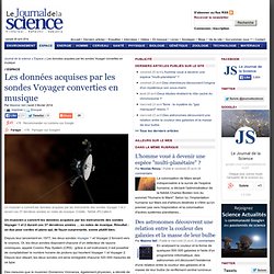 Les données acquises par les sondes Voyager converties en musique › Espace