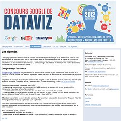 Concours de dataviz Google : élection 2012
