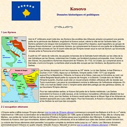 Kosovo: données historiques et politiques
