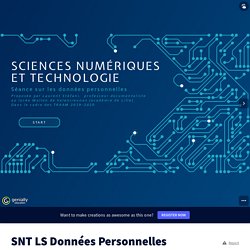 Données Personnelles par Laurent Stefani