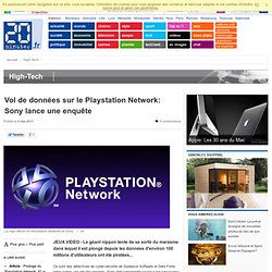 Vol de données sur le Playstation Network: Sony lance une enquête