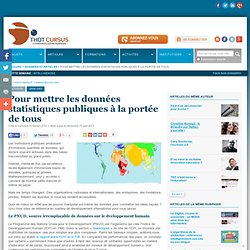 (french) Pour mettre les données statistiques publiques à la portée de tous