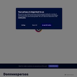 Donneespersos by baccadoc on Genial.ly
