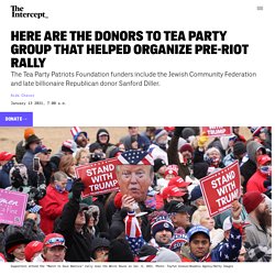 Donors to Tea Party Pre-Riot Rally Organizers Revealed