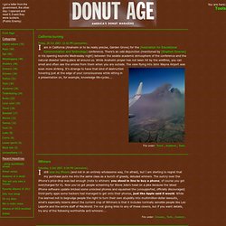 Donut Age: Tools