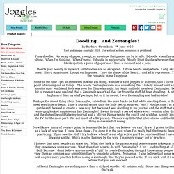 Doodles and Zentangles - Joggles.com