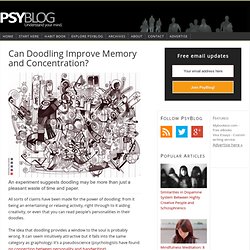 Can Doodling Improve Memory and Concentration?