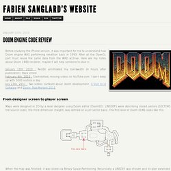 Doom Engine source code review.