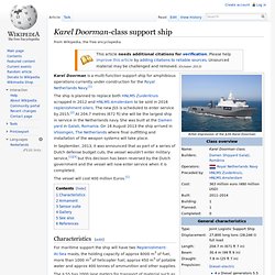 Zuiderkruis class support ship - Wikipedia, the free encyclopedi