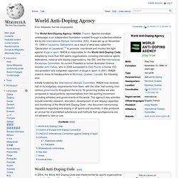 World Anti-Doping Agency