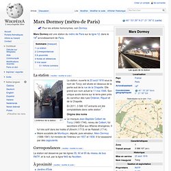Marx Dormoy (métro de Paris)