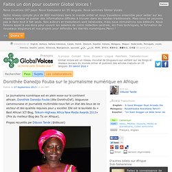 Dorothée Danedjo Fouba sur le journalisme numérique en Afrique