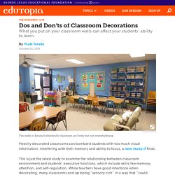 Dos and Don’ts of Classroom Decorations