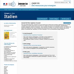 Léonard de Vinci - Italien - Langues en ligne
