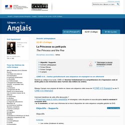 Dossier A2-B1 (Collège) - Andersen et les contes - Anglais - Langues en ligne - CNDP
