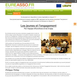 Dossier : Les jeunes et l'engagement - EureAsso