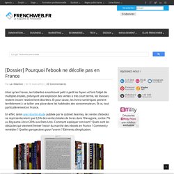 [Dossier] Pourquoi l’ebook ne décolle pas en France