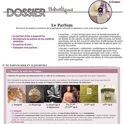 Dossier thématique - Le parfum