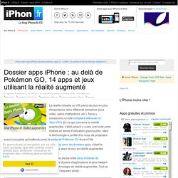 Dossier apps iPhone : 11 applis marrantes en Réalité Augmentée