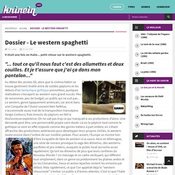 Dossier - Le western spaghetti - Krinein