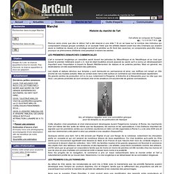 ArtCult - Dossiers - Analyses - Marché de l'art-Histoire du marché de l'art-hma0.htm