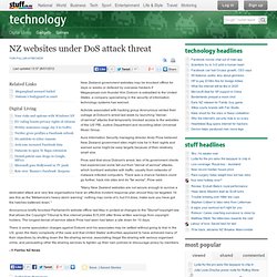 NZ websites under DoS