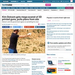 Kim Dotcom gets mega-scared of 3D printed guns, pulls plans from site