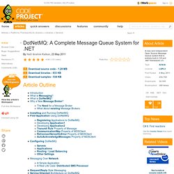 DotNetMQ: A Complete Message Queue System for .NET