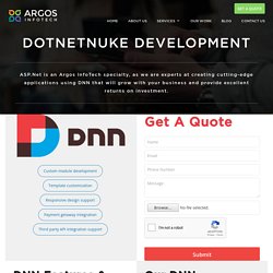 Dotnetnuke Module Development Service Company Dallas
